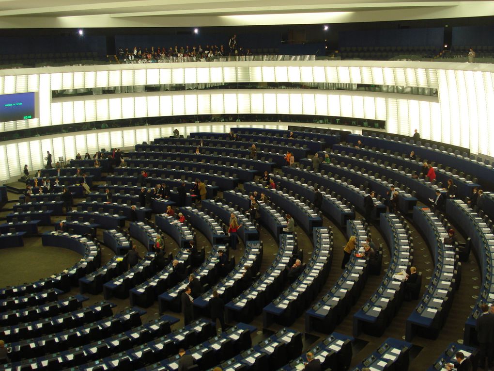 Sortie à Strasbourg du 09/03/09, Parlement Européen, 2VAM et 1BMEI.