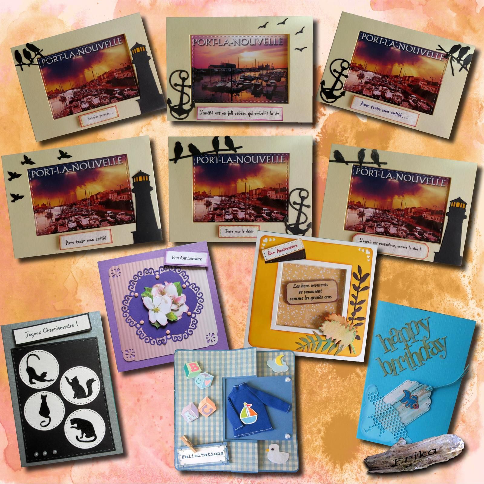 Cartes Scrapees L Univers D Erika