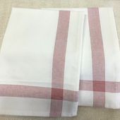 1-asciugapiatti-tovaglietta bonn - bordo rosso