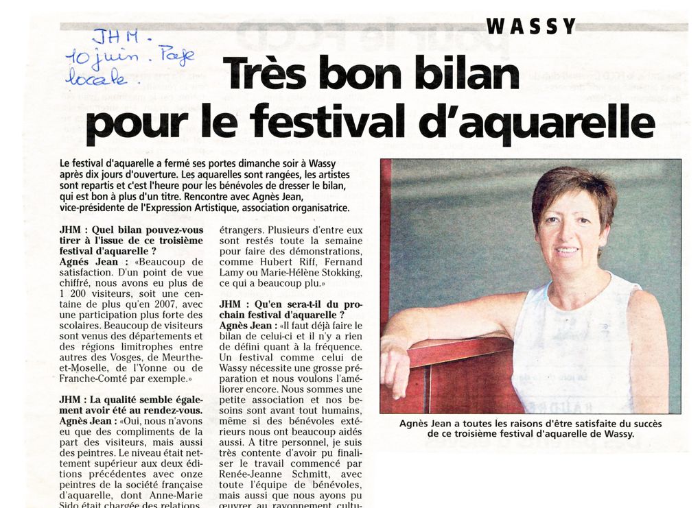 Quelques articles (Journal de la Haute-Marne principalement) sur le festival.  On aurait pu s'attendre à une meilleure couverture médiatique de la part des journaux locaux. Souhaitons que ce soit le cas pour le prochain festival.