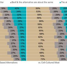 Les croyances sur la viande de bœuf par rapport aux alternatives à base de plantes, de cultures cellulaires et de cultures en laboratoire aux USA