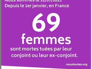 70 EMME  FEMMES   TUEES  SOUS LES COUPS DE SON CONJOINTS  EN 2021, 