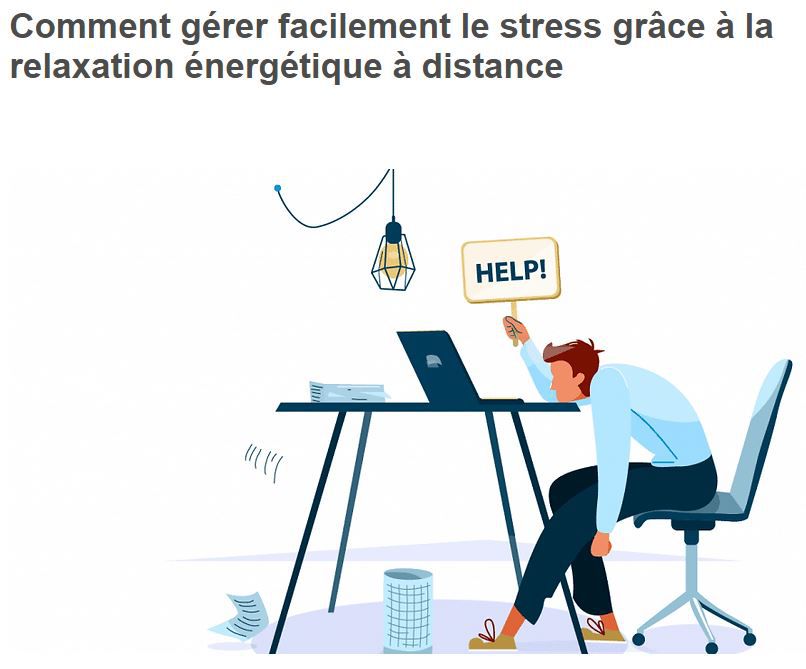 dessin homme stressé au bureau