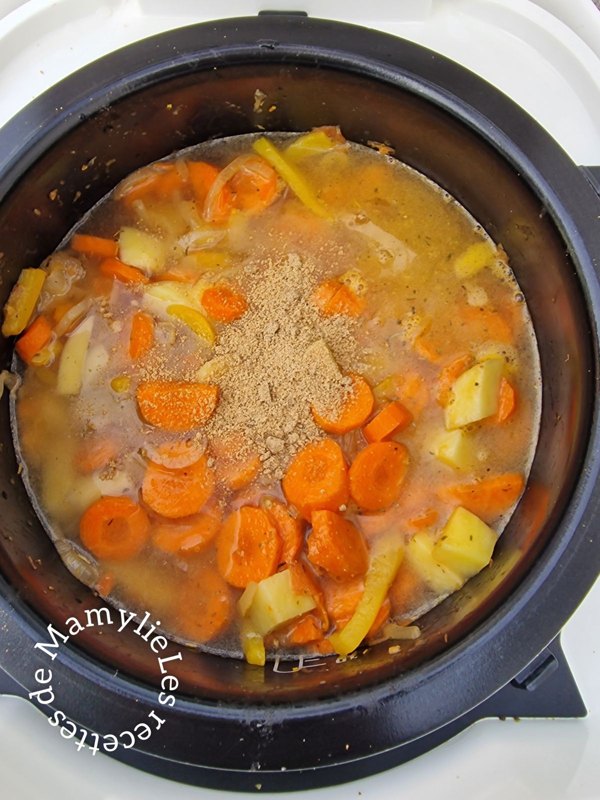Ma soupe de légumes gourmande (multicuiseur 45 en 1 de Tefal)