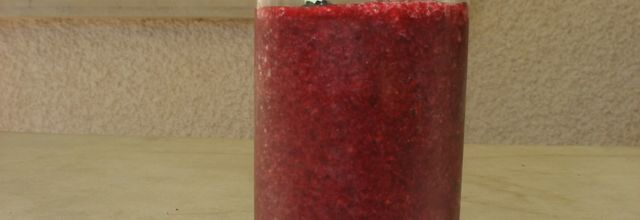 Smootie glacé à la myrtille