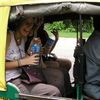 Moments de bonheur en rickshaws