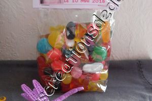 sachet de bonbons fée clochette personnalisé