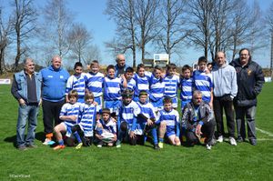 Les jeunes de l'école de rugby