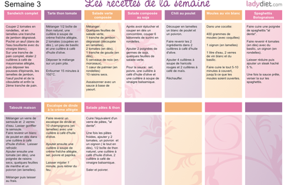 Idee recette de regime