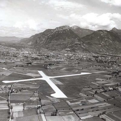 Histoire de l'aviation à Grenoble:Aéroport Mermoz (Grenoble 1936-1967)