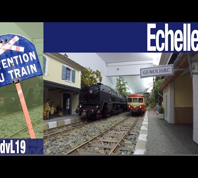 Vidéo du 2 février 2017 de la revue du net "Aiguillages"  "La gare de Génolhac" - un réseau à l'échelle 0