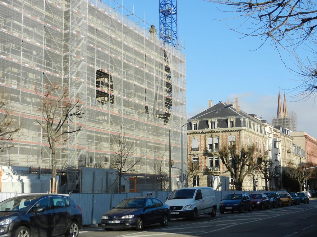 Institutions Européennes, Place Broglie, Quartier de la foire, Jardin des deux rives. Place de la République.