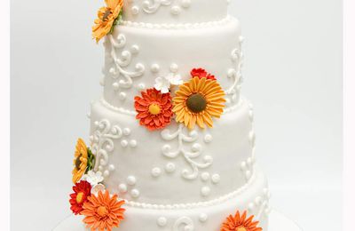 Gâteau de mariage, les éléments principaux