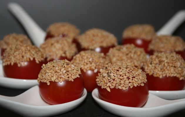 Tomates cerise façon pomme d'amour