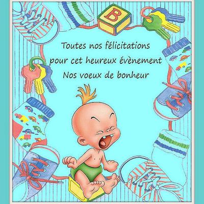 cartes félicitations naissance