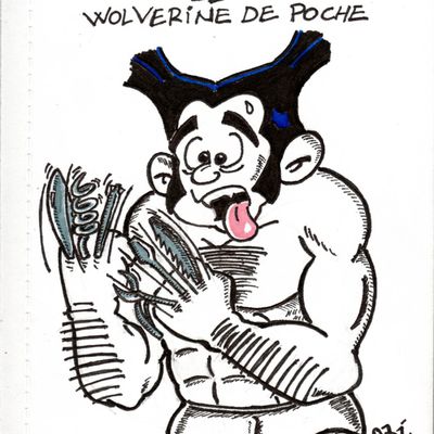 Ce que Wolverine m'inspire (sketchbook)...