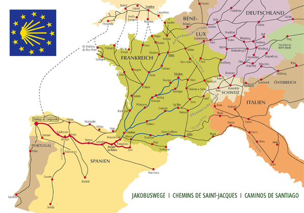 Vers Saint Jacques de Compostelle