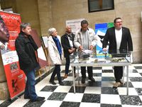 Un travail de - Mémoires des esclavages - à voir jusqu'au 30 avril à la mairie de Quimper