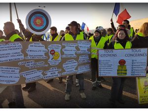 Manifestation Gilets Jaunes Metz Augny