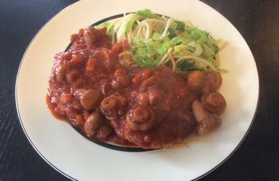 Osso bucco op Milanese wijze - Spaghetti met Savooikool 