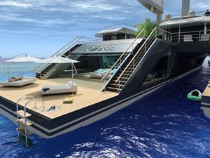 VIDEO MYS - VPLP dévoile Komorebi, un projet de yacht trimaran hybride de 85 mètres