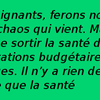 SANTE : RENVERSER les politiques austéritaires