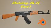 Comment créer une arme du type AK 47 avec Blender 2.8