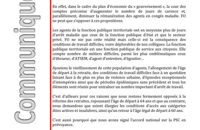 Arrêt maladie : les fonctionnaires malades de l'austérité et de leurs employeurs !