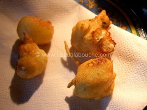 Beignets à la Ricotta au Basilic