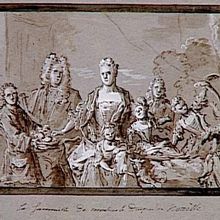 30 mars 1698: Fiancailles de Adrien Maurice, comte d'Ayen, futur duc de Noailles et de Françoise Charlotte Amable d'Aubigné, nièce de Mme de Maintenon