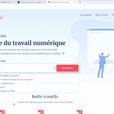 Le gouvernement lance un code du travail numérique pour tous