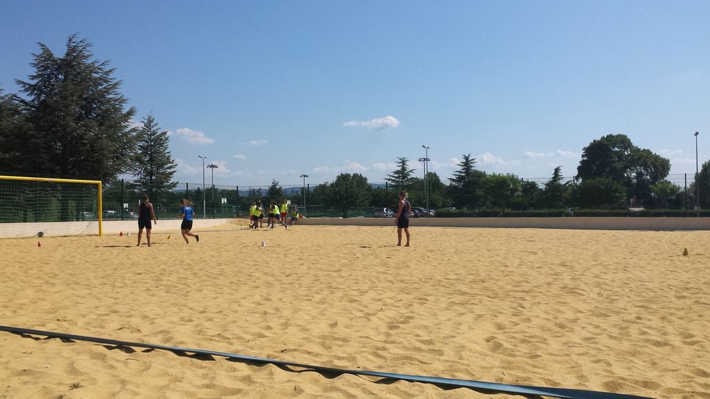 Foot à la plage