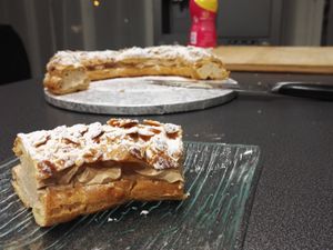 Mon 1er Paris-Brest à la crème mousseline.