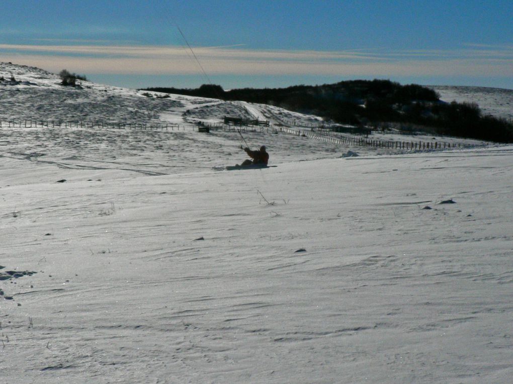 Snowkite à Bonnecombe