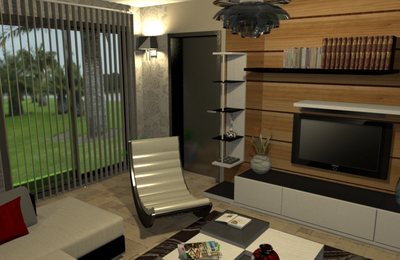 Design intérieur 3D de villa Guadeloupe