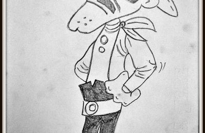 DESSIN QUE J'AI RÉALISÉ LUCKY LUKE