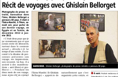 dernier article de presse (avril 2013)