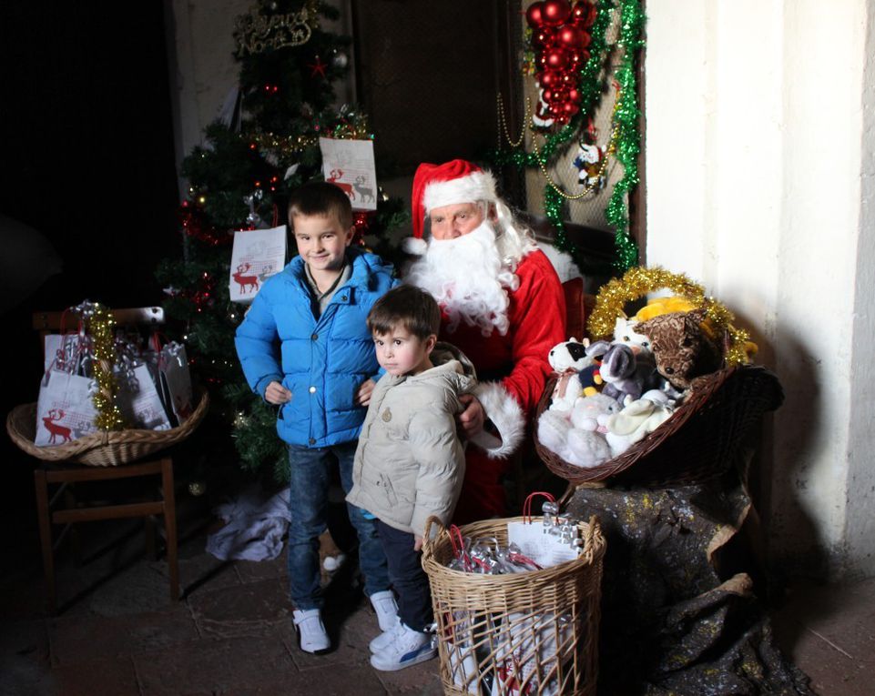 Le Père Noël en visite à Puydaniel