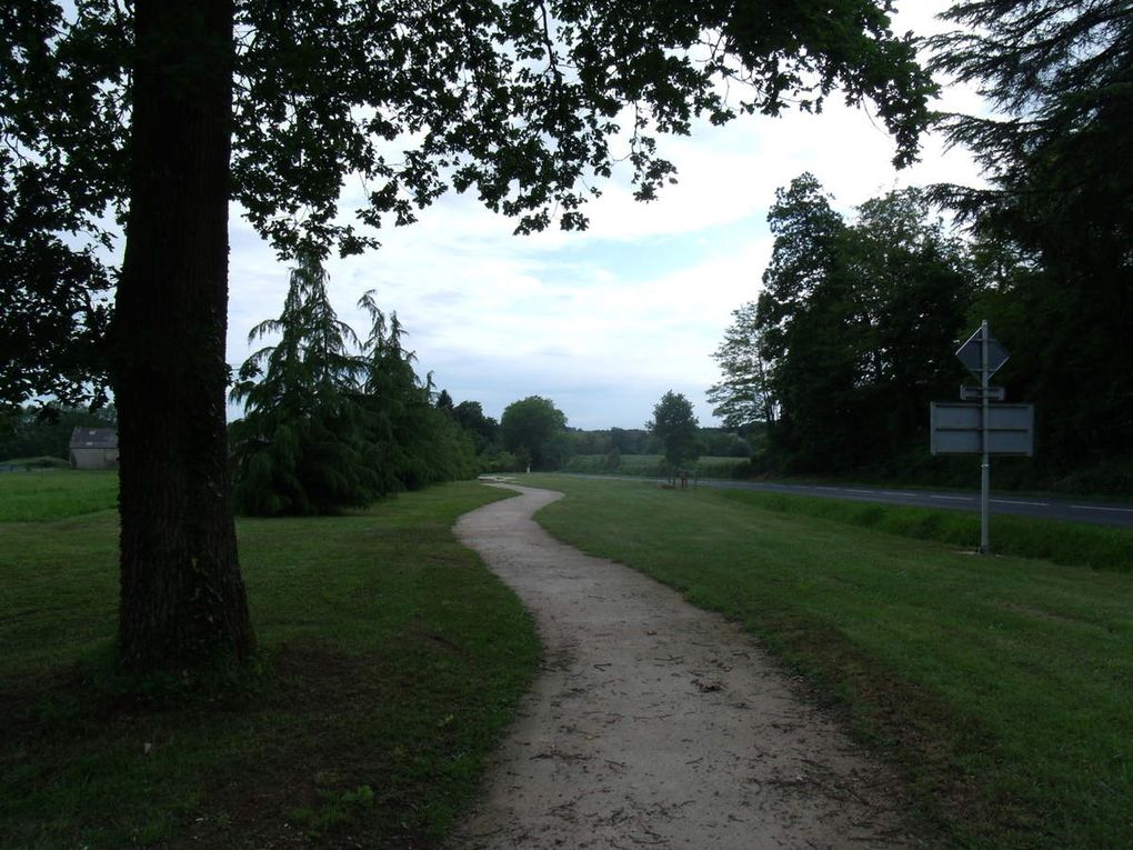 A mi-chemin, un point rencontre a été aménagé, avec un beau panorama