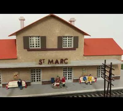 Arrivée en gare de St Marc dans les années 50