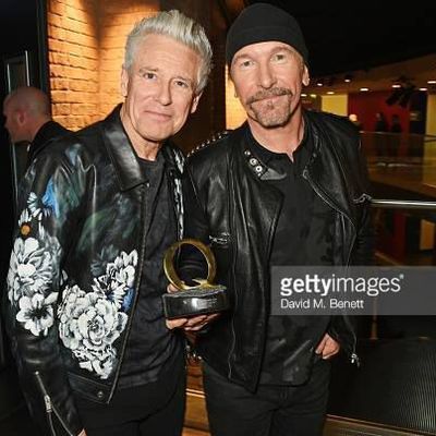 The Edge et Adam à la cérémonie Q awards 02/11/2016 -Londres