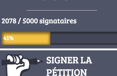 2 000 signatures mais pas de réponse