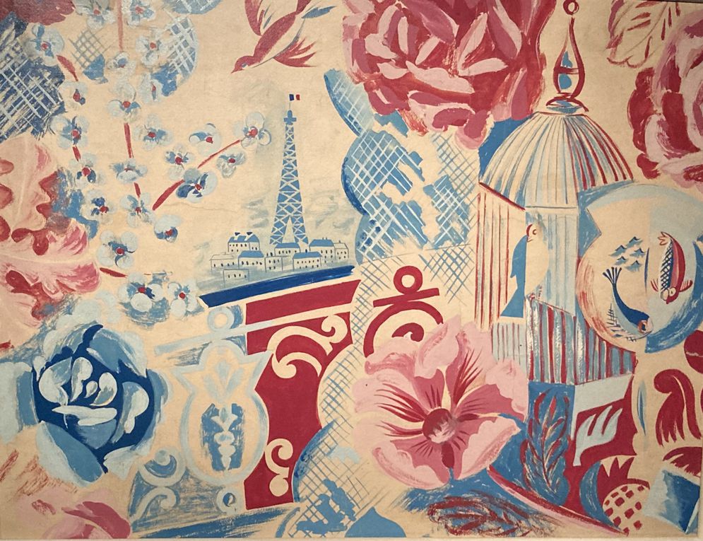 Atelier, autoportraits, Bois de Boulogne, Bords de Marne, Fée électricité, Femme en rose, La vie en rose, Madame Raoul Dufy, Nature morte au violon, Nogent, Panthéon, Parc de Saint Cloud, Paris 1937 et 1939, Nature morte au violon...