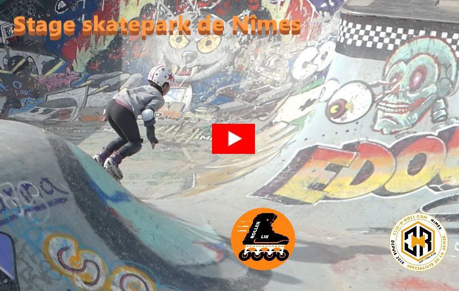 skatepark, nimes, roller, clic-n-roll