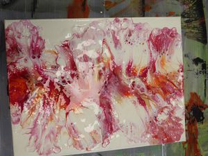 Atelier fluid'art - Acrylic pouring - avec Sabrina - Les artistes de l'Atelier de Flo