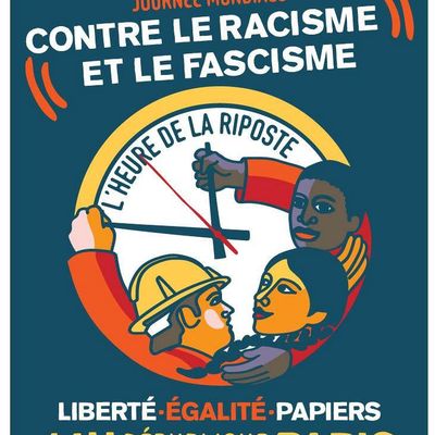Manifestation du 22 mars: Face au racisme et au fascisme, refusons de nous taire !
