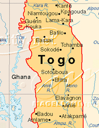 CARTE DU TOGO