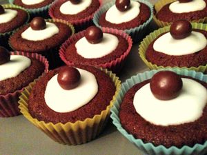 Cupcake au chocolat balls