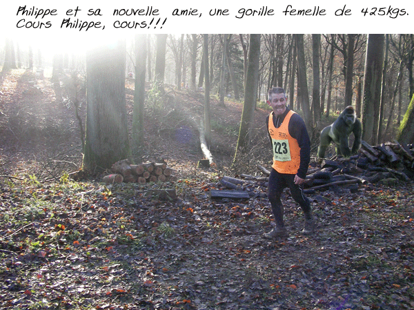 Colembert 2008, un cross quasi-animal...(où Philippe fait le singe ...)