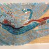 Mosaïque du chat bleu